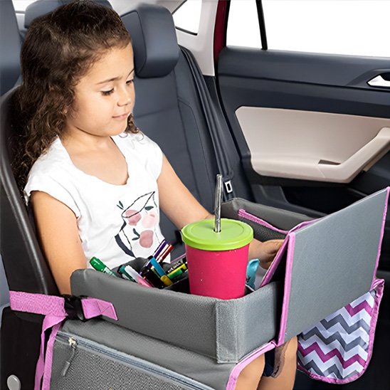 Organisateur siege voiture avec tablette repas