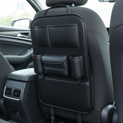 Organisateur voiture siège avant pour bouteilles et mouchoirs