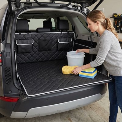Organisation coffre voiture résistant à l'usure pour petits moyens et grands chiens