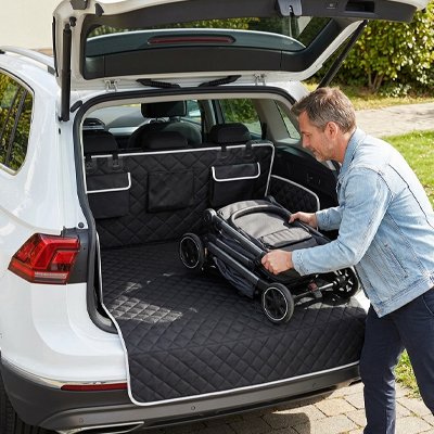 Organisation coffre voiture tapis de hamac en tissu