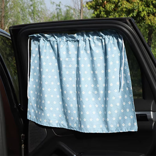 PAR SOLEIL VOITURE COULEUR VIVE POUR ATTIRER L ATTENTION DES ENFANTS BLEU CLAIRE AVEC ETOILE BLANC