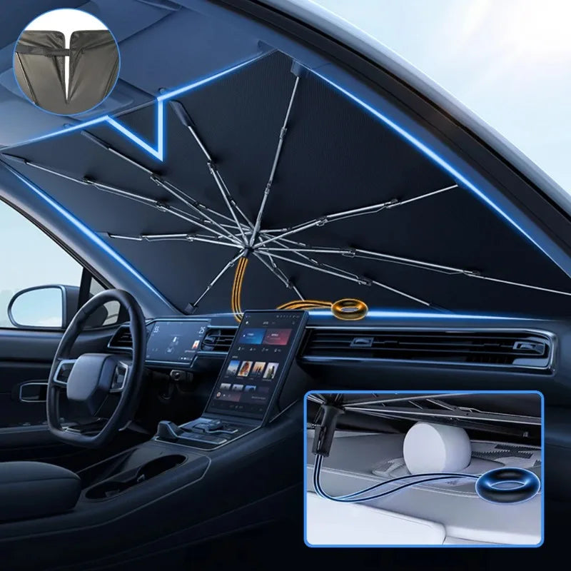 PAR SOLEIL PLIABLE POUR PROTECTION CONTRE CHALEUR