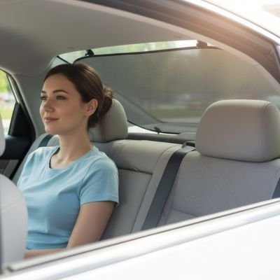 Parasoleils en tissu mesh durable pour voiture.