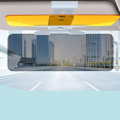 Pare-soleil-voiture-installé-sur-pare-brise-avant-pour-une-visibilité -optimale