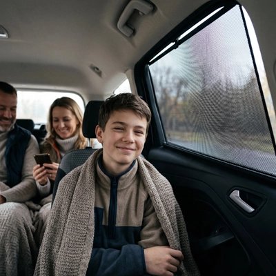 Pare soleil voiture intimité