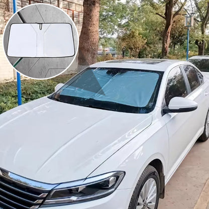 EFFICACITE THERMIQUE DU PARE SOLEIL VOITURE PARE BRISE AVANT MESUREE EN TEMPS REEL
