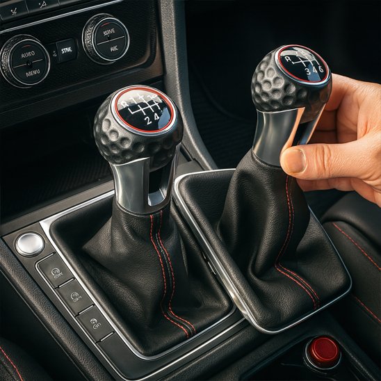 Pommeau de vitesse ergonomique antiglisse