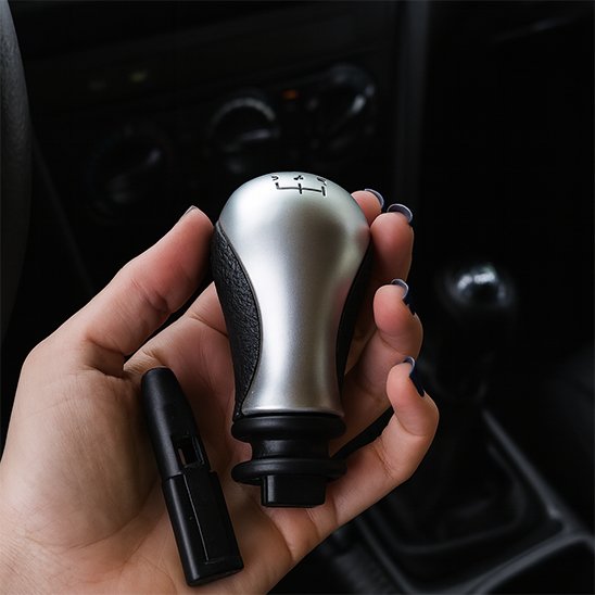  Pommeau de vitesse finition brillante durable