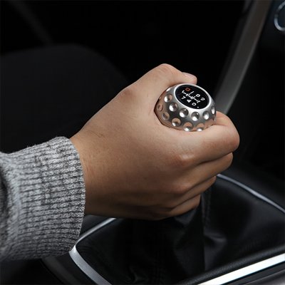 Pommeau de vitesse rouge