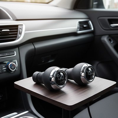 Pommeau levier de vitesse métal solide longue durée