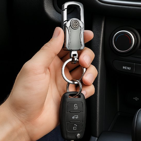 PORTE CLÉ DURABLE AU STYLE CLASSIQUE ET SOLIDE