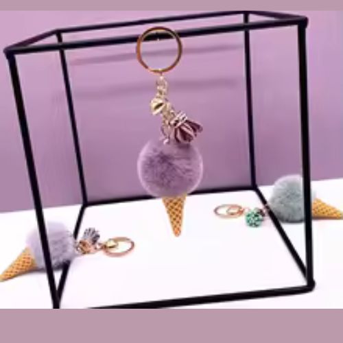 
PORTE CLES CADEAU SYMBOLIQUE ET ÉMOUVANT COULEUR VIOLET
