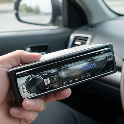 Poste autoradio bluetooth Hippcron autoradio 1din stéréo multimédia 