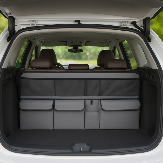 Rangement coffre de voiture pour long trajet
