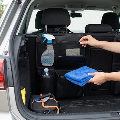 Rangement coffre voiture compatible avec la majorité des véhicules