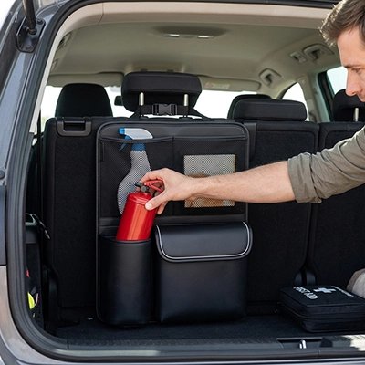 Rangement coffre voiture Organisateur de coffre universel pour SUV et citadine.