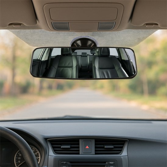 Retroviseur interieur ventouse réglable