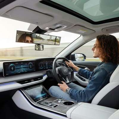 Retroviseur interieur voiture anneau panoramique grand Angle