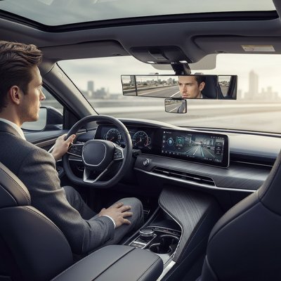 Retroviseur interieur voiture Clip intérieur sur rétroviseur