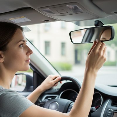Retroviseur voiture interieur rotatif