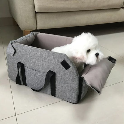 Siege auto chiens lit de transport portable pour chiens et chats