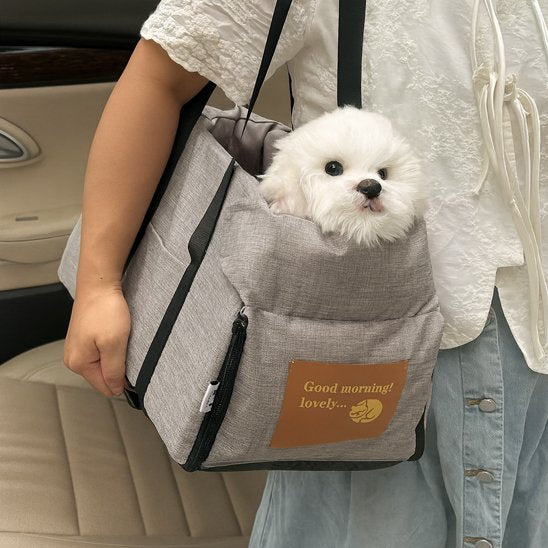 Siege auto chiens sac de voyage sécurisé