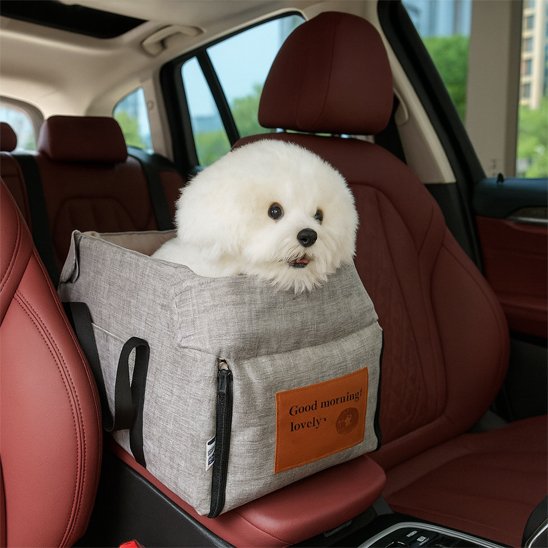 Siege auto chiens sécurisé pendant les déplacements en voiture