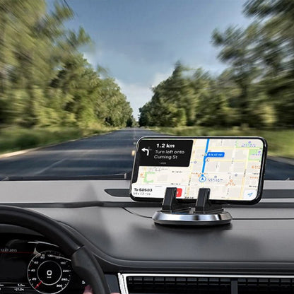 Support de téléphone voiture tenant fermement un smartphone en mode GPS