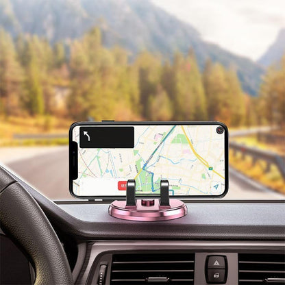 Support de téléphone voiture en position portrait avec smartphone affichant une carte.