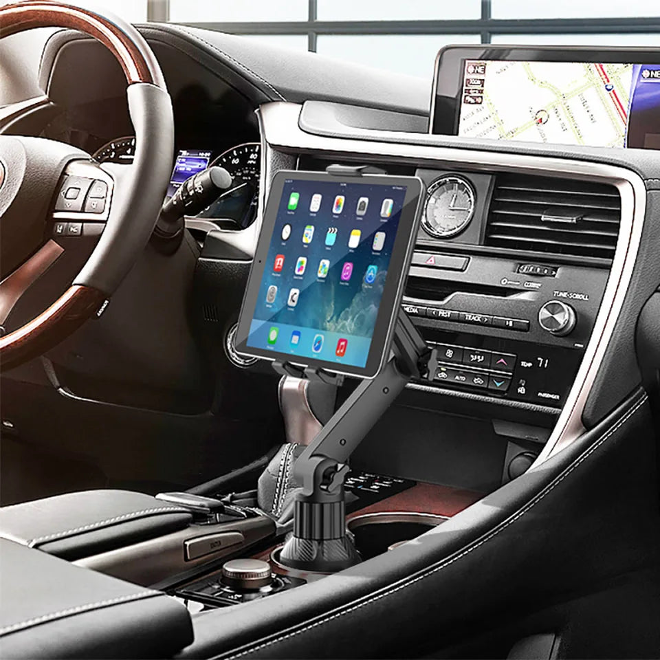 SUPPORT IPAD VOITURE STABLE AVEC BASE ANTIDÉRAPANTE
