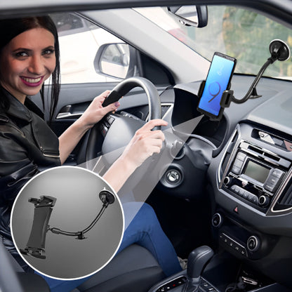 Support pour tablette voiture avec tablette affichant une application GPS