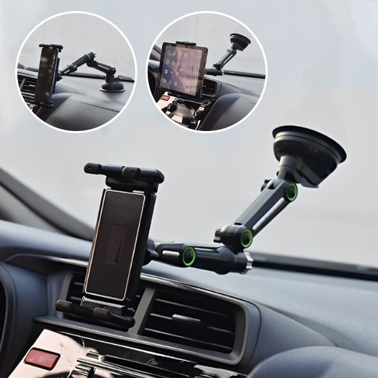 SUPPORT TABLETTE POUR VOITURE POUR NAVIGATION GPS EN TOUTE SÉCURITÉ
