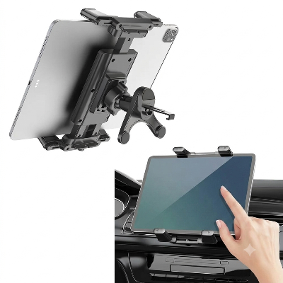 Support-tablette-tableau-bord-voiture pivotant avec angle de vision réglable