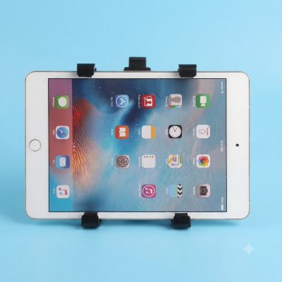 Support tablette tableau de bord voiture avec maintien sécurisé sur les routes.