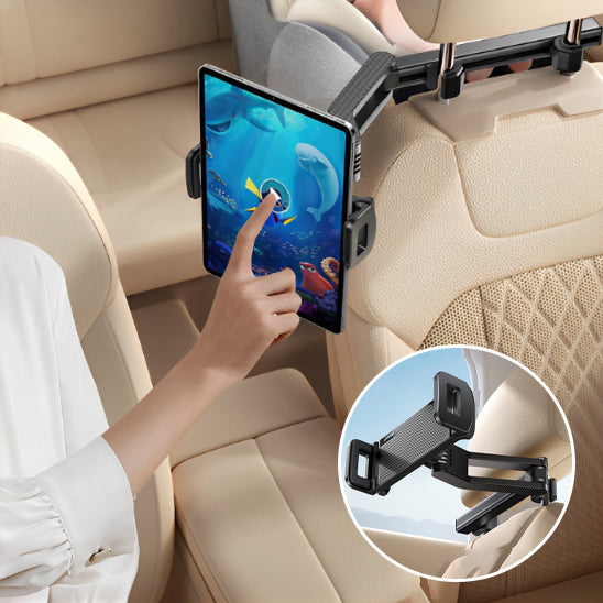 Support tablette voiture compatible avec iPad, Galaxy Tab et autres appareils.