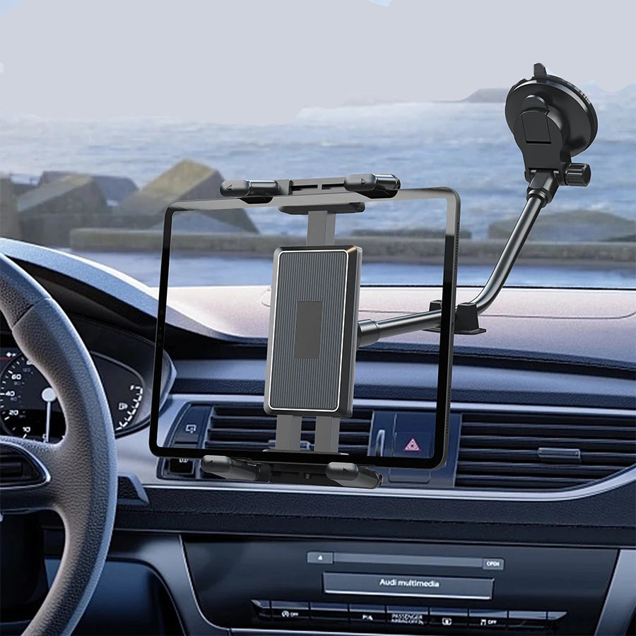 SUPPORT TABLETTE VOITURE FLEXIBLE ET PIVOTANT 360°
