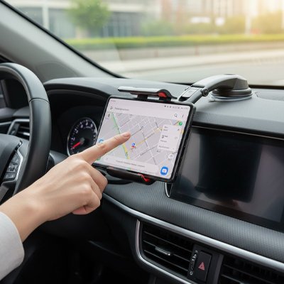 Support tablette voiture siège arrière pour iPad et smartphone