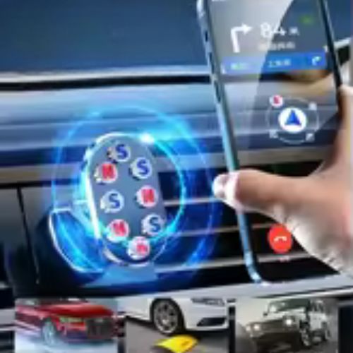 SUPPORT TÉLÉPHONE MAGNÉTIQUE VOITURE INTELLIGENT ET ROBUSTE

