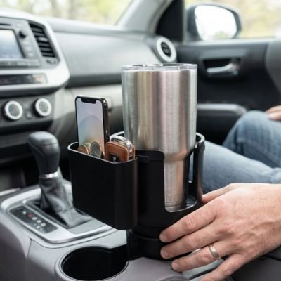 support telephone porte gobelet adaptateur polyvalent