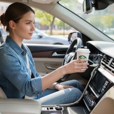 Support telephone porte gobelet voiture pour bouteilles d'eau 