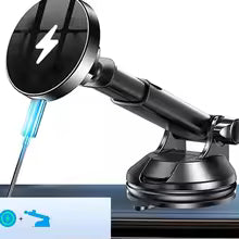 SUPPORT TÉLÉPHONE VOITURE MAGNÉTIQUE FIXATION SOLIDE
