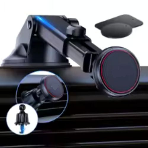 SUPPORT TÉLÉPHONE VOITURE MAGNÉTIQUE CONDUITE SÉCURISÉE