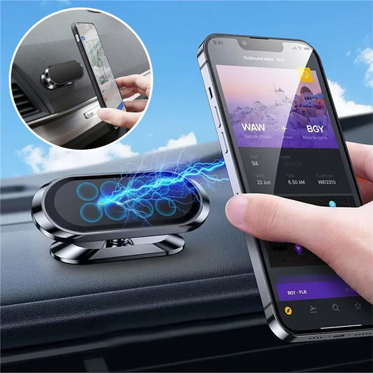 Support téléphone voiture noir compatible avec tous les smartphones
