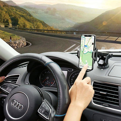 
SUPPORT TÉLÉPHONE VOITURE PARE-BRISE ADAPTÉ À TOUS LES APPAREILS