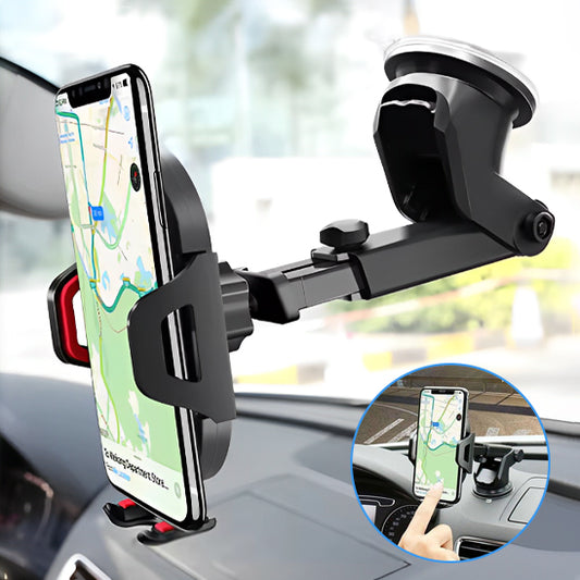 SUPPORT TÉLÉPHONE VOITURE PARE-BRISE CONFORTABLE ET FACILE À INSTALLER
