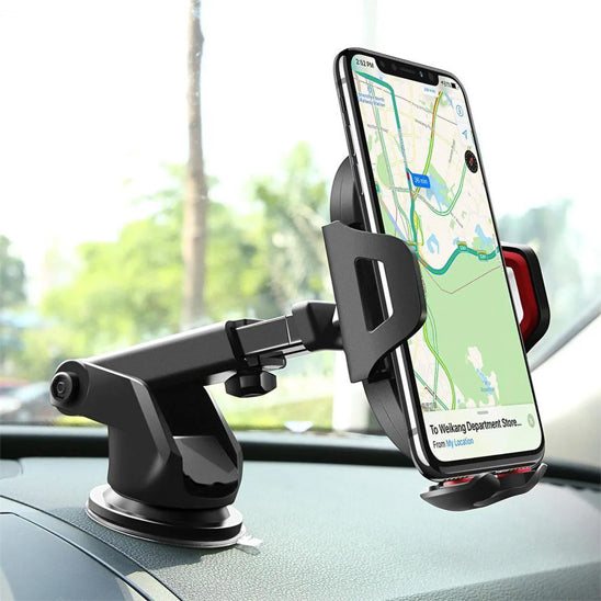 SUPPORT TÉLÉPHONE VOITURE PARE-BRISE EFFICACE ET PRATIQUE