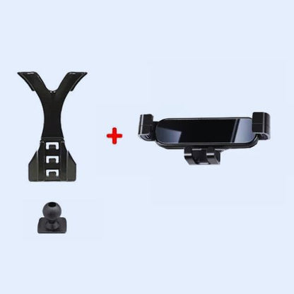 SUPPORT TELEPHONE VOITURE EN MATERIAUX PREMIUM DESIGN NOIR
