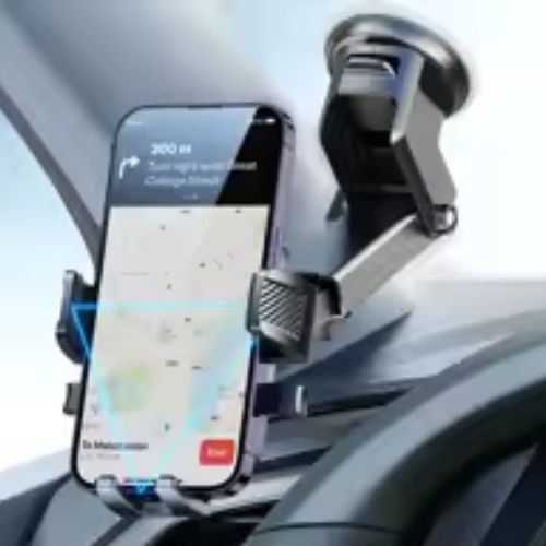 Support téléphone voiture sur pare-brise ANTIDÉRAPANT ET STABLE