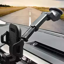 Support téléphone voiture sur pare-brise FIABLE ET SIMPLE À UTILISER
