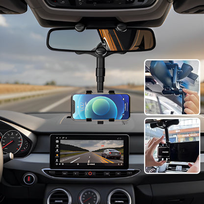 Support voiture pour telephone en position paysage pour suivre un itinéraire GPS
